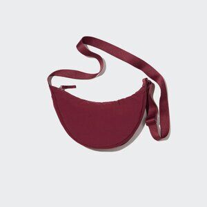 EUC Uniqlo Round Mini Shoulder Bag in Red (Nylon Dumpling Bag)